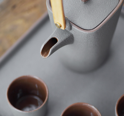 Modern simple creative tea set（6 pieces）