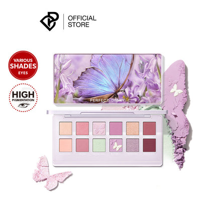 Perfect Diary Dreamworld Matte Lipstick Cosmetic Eye Shadow Metallic Case Eyeshadow Area Lady's Eyes Beauty Makeupl Powder 12g