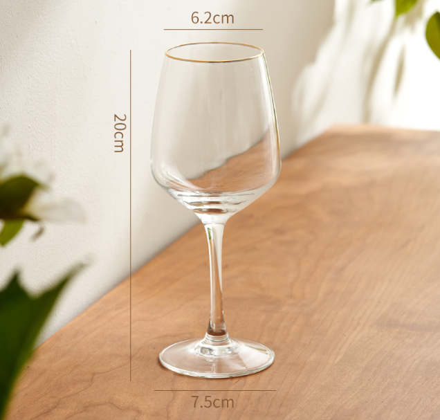 四月ins wind champagne glass retro glass goblet red wine glass home white wine fruit wine cup creative
