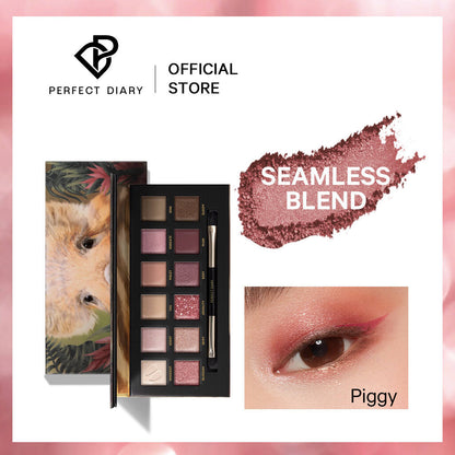 Perfect Diary Dreamworld Matte Lipstick Cosmetic Eye Shadow Metallic Case Eyeshadow Area Lady's Eyes Beauty Makeupl Powder 12g