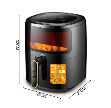 Multifunctional Air Fryer & Oven with Transparent Window  Healthy Oil-Free Cooking